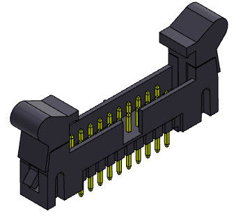 Stright Dip Type Nylon9T صندوق رأس موصل رأس القاذف 2.54mm 2 * 4-2 * 32Pin 3AMP