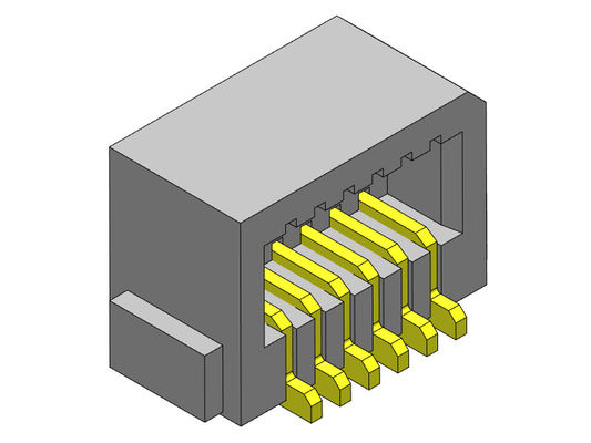 مدخل جانبي SMT Board إلى لوحة الموصل الملعب 0.80mm 10-60Pin UL94V0 PA69T