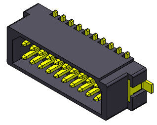 الملعب 1.00 مم SMT Board إلى Board Connector ذكر سطح جبل موصل الطاقة