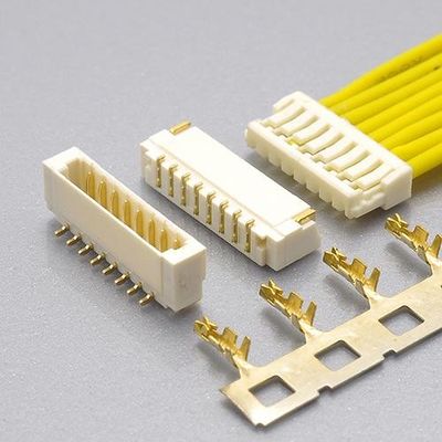 سلك بسكويت الويفر 0.8 مم إلى موصل الطاقة بالزاوية اليمنى SMT 2Pin-20Pin