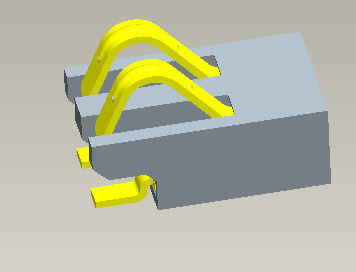 الملعب 1.27mm Battery Pin Connector 2-6 Pin SGS REACH Certificate