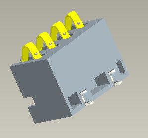 موصل بطارية الملعب 2.5 مم SMT Type H = 6.7mm 4Pin مع أوتاد