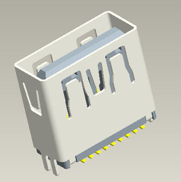 1.0Amp عالي السرعة USB 3.0 A موصل 11.5 مم عمودي 180 درجة نوع SMT