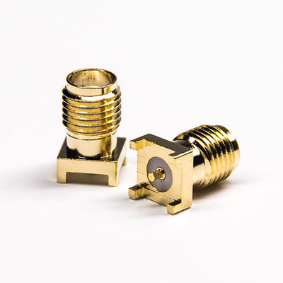 L 10.8mm RF موصل محوري 0 ~ 6 جيجا هرتز بنفايات تصل إلى مصدق