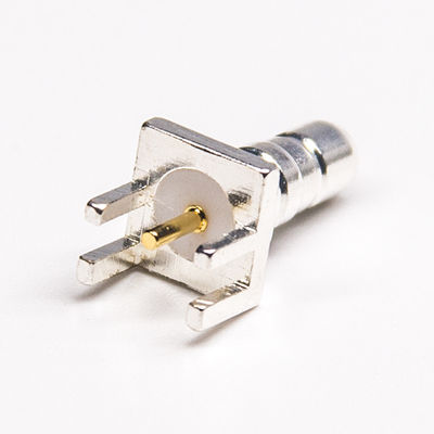 4 ثقوب RF Sma Smb Connector 14.7MM لتوصيل الكابلات المحورية