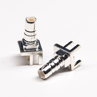 4 ثقوب RF Sma Smb Connector 14.7MM لتوصيل الكابلات المحورية