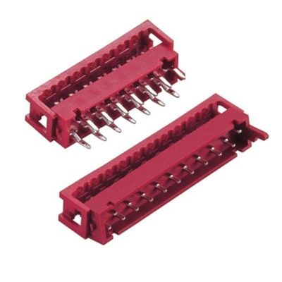 PCB Receptacle IDC Header Connector 1.27mm * 1.5mm استبدل TE215570