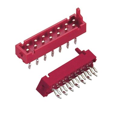 1.27mm * 1.5mm IDC Header Connector Pcb Receptacle Connector Match ذكر Dip Type