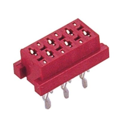 الأجهزة الكهربائية IDC Header Connector Female Vertical 180 °