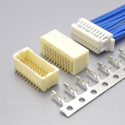 1.0 ملم سلك إلى لوحة الموصول الوافر صفوف مزدوجة SMT نوع 2*4Pin-2*25Pin JST SHD BMxxB-SRDS