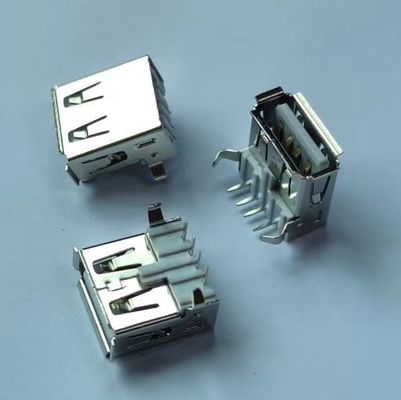 USB 2.0 A نوع المرفق الإناث الزاوية اليمنى ديب نوع